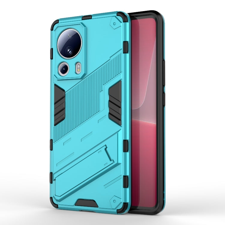 For Xiaomi 13 Lite Punk Armor 2 in 1 PC + TPU Shockproof Phone Case with Holder