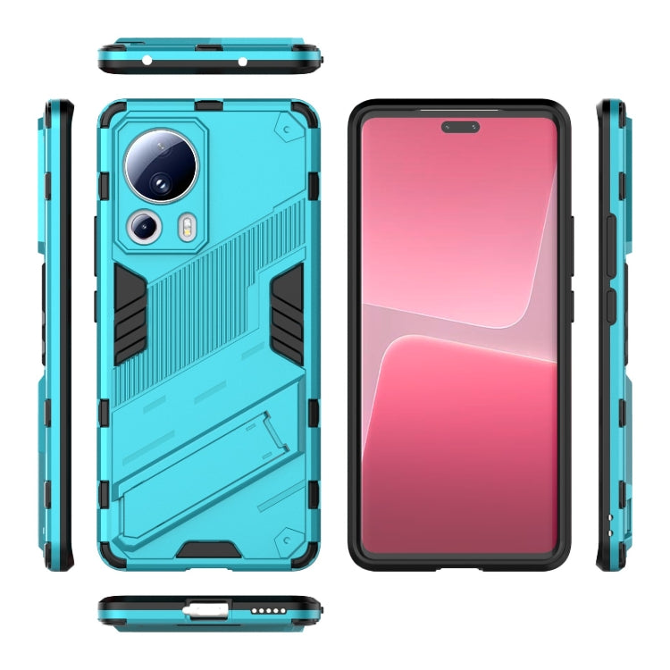 For Xiaomi 13 Lite Punk Armor 2 in 1 PC + TPU Shockproof Phone Case with Holder