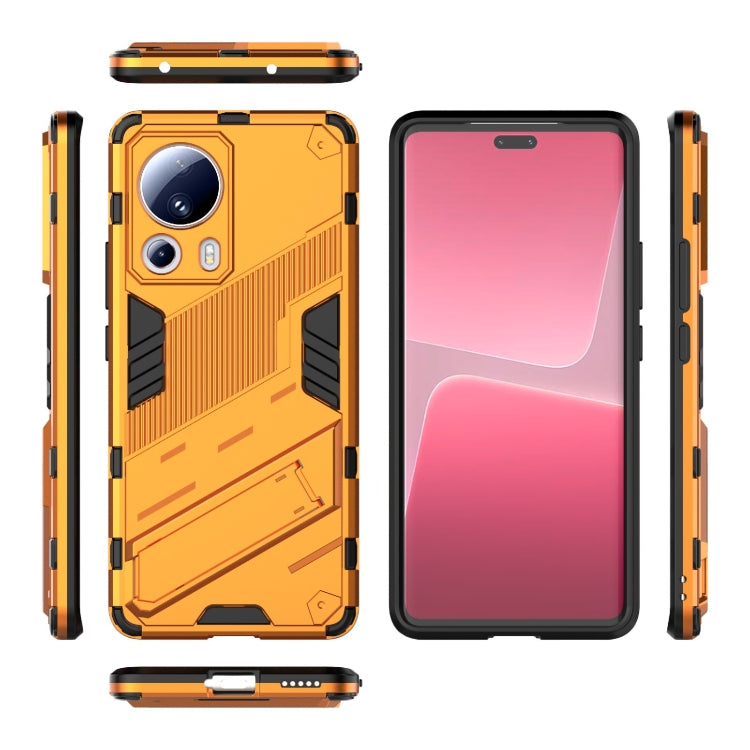 For Xiaomi 13 Lite Punk Armor 2 in 1 PC + TPU Shockproof Phone Case with Holder