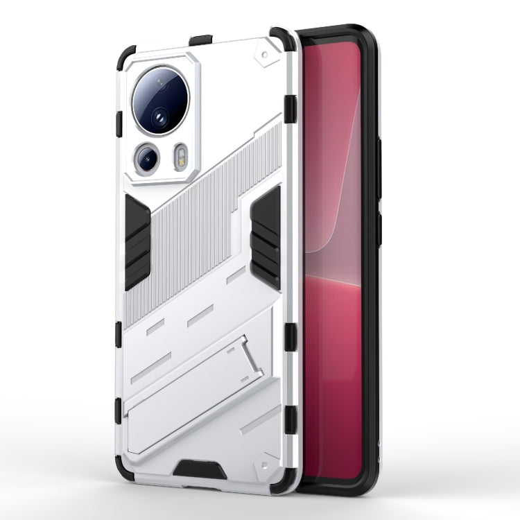 For Xiaomi 13 Lite Punk Armor 2 in 1 PC + TPU Shockproof Phone Case with Holder