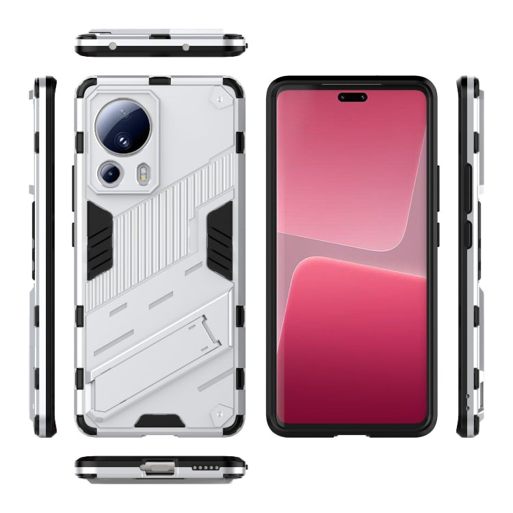 For Xiaomi 13 Lite Punk Armor 2 in 1 PC + TPU Shockproof Phone Case with Holder