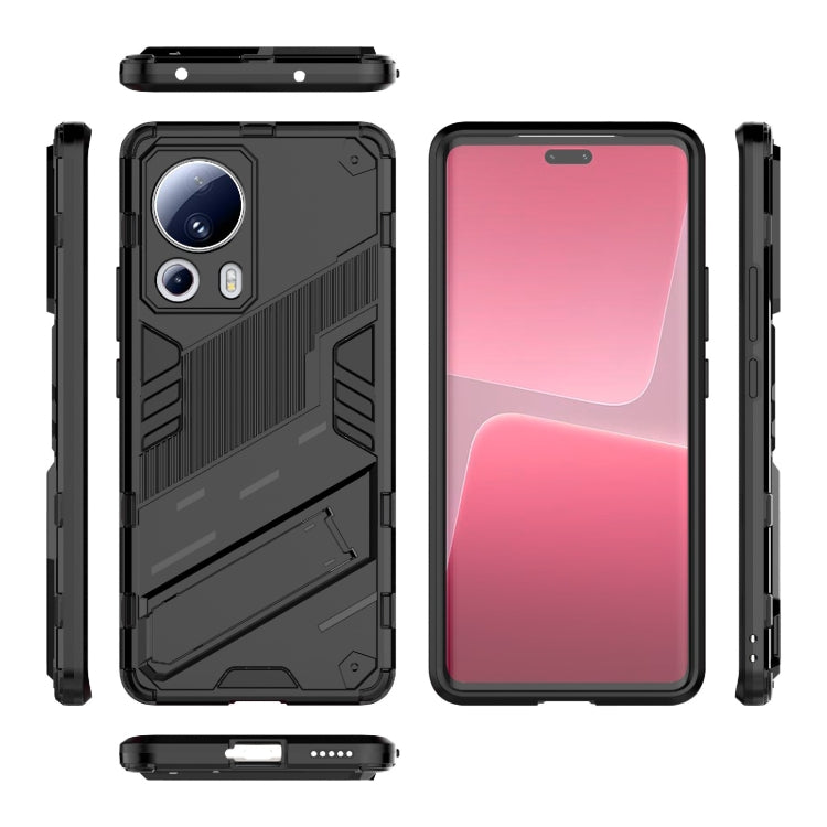 For Xiaomi 13 Lite Punk Armor 2 in 1 PC + TPU Shockproof Phone Case with Holder