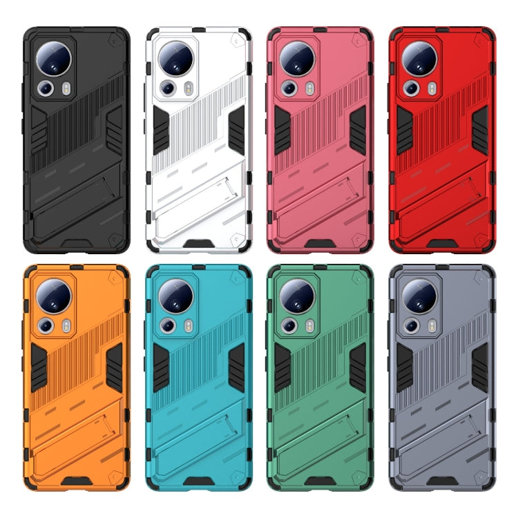 For Xiaomi 13 Lite Punk Armor 2 in 1 PC + TPU Shockproof Phone Case with Holder