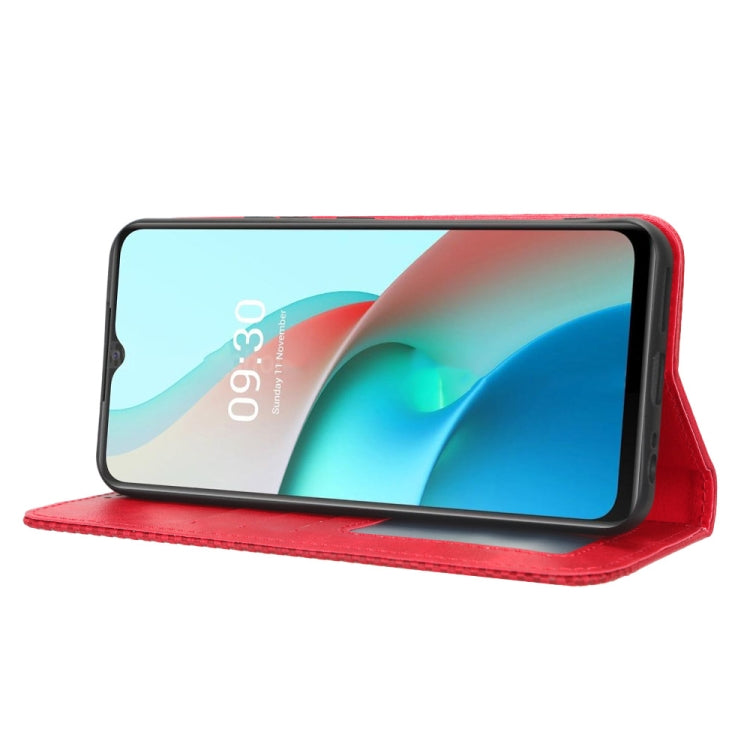 For Itel S18 S663L Magnetic Buckle Retro Texture Leather Phone Case