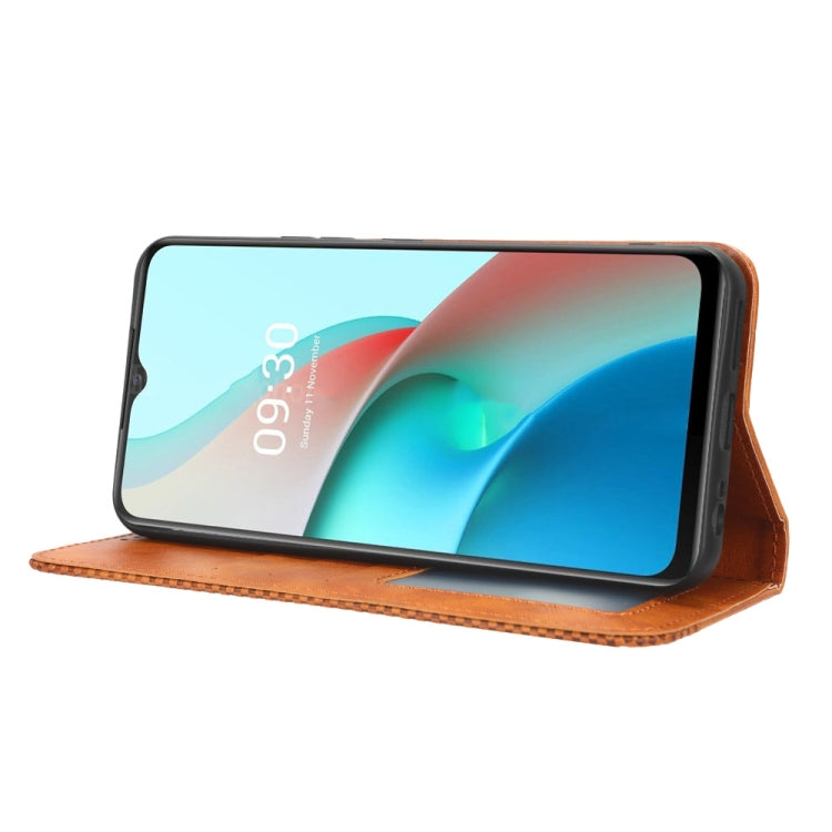 For Itel S18 S663L Magnetic Buckle Retro Texture Leather Phone Case