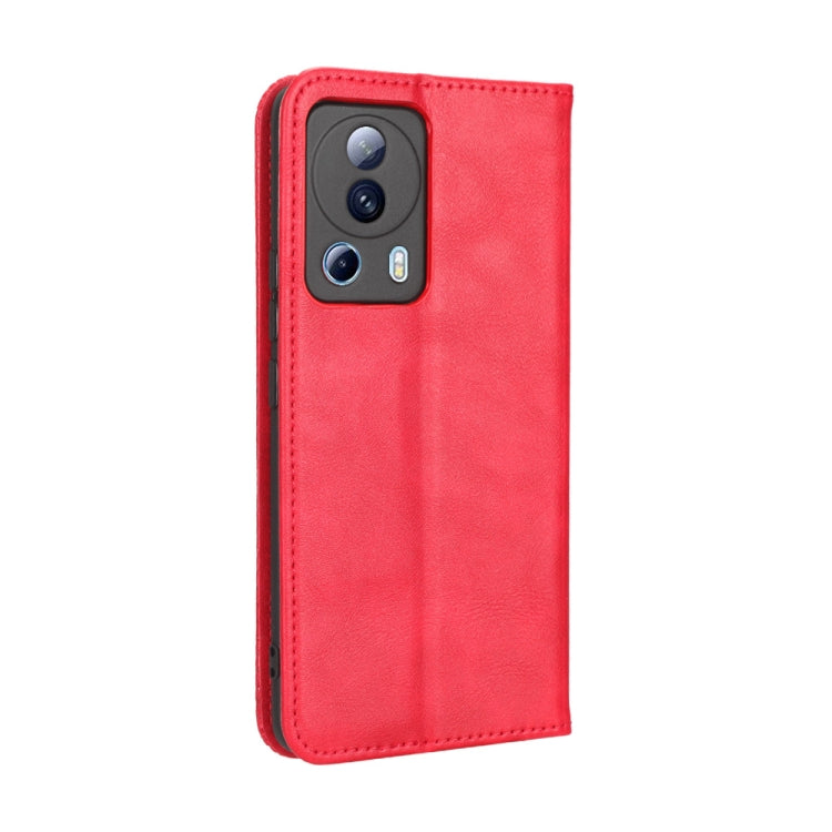 For Xiaomi 13 Lite / Civi 2 5G Magnetic Buckle Retro Texture Leather Phone Case