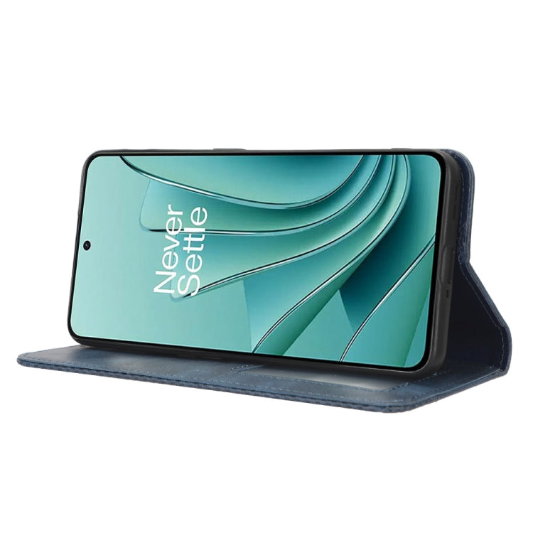 For OnePlus Ace 2V Magnetic Buckle Retro Texture Leather Phone Case