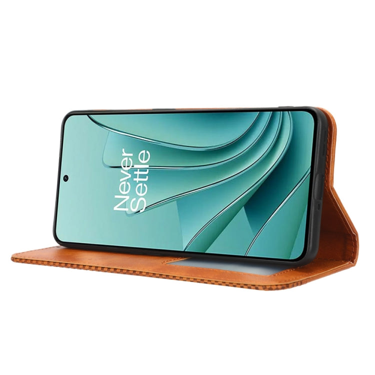 For OnePlus Ace 2V Magnetic Buckle Retro Texture Leather Phone Case