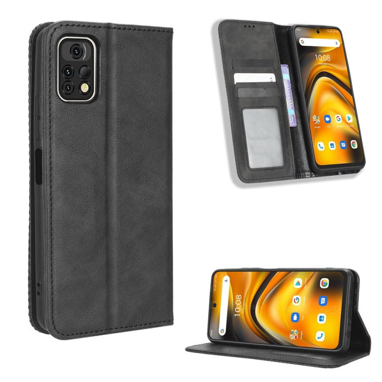 For Umidigi A13 Pro 5G Magnetic Buckle Retro Texture Leather Phone Case