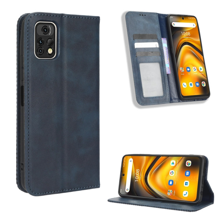 For Umidigi A13 Pro 5G Magnetic Buckle Retro Texture Leather Phone Case