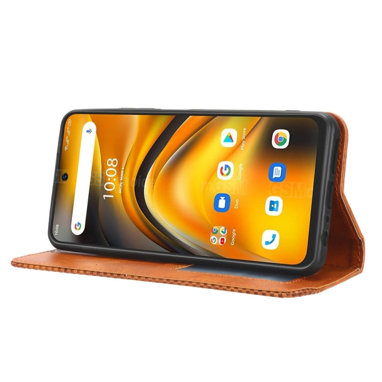 For Umidigi A13 Pro 5G Magnetic Buckle Retro Texture Leather Phone Case