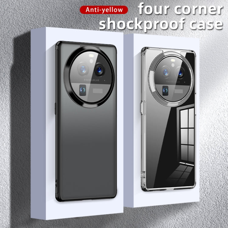 For OPPO Find X6 Pro Armor Clear TPU Hard PC Phone Case