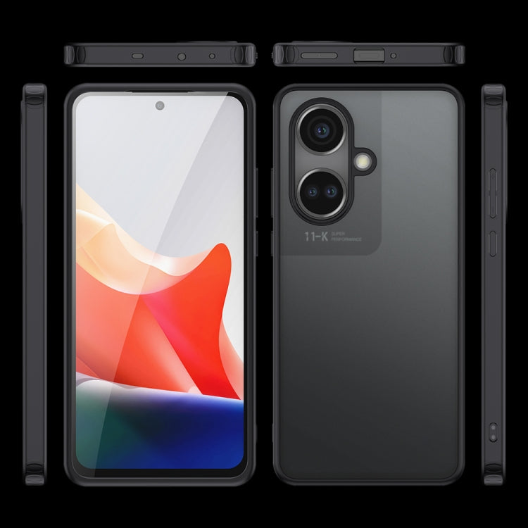 For OPPO K11 5G/OnePlus Nord CE3 Armor Clear TPU Hard PC Phone Case