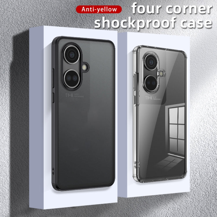 For OPPO K11 5G/OnePlus Nord CE3 Armor Clear TPU Hard PC Phone Case