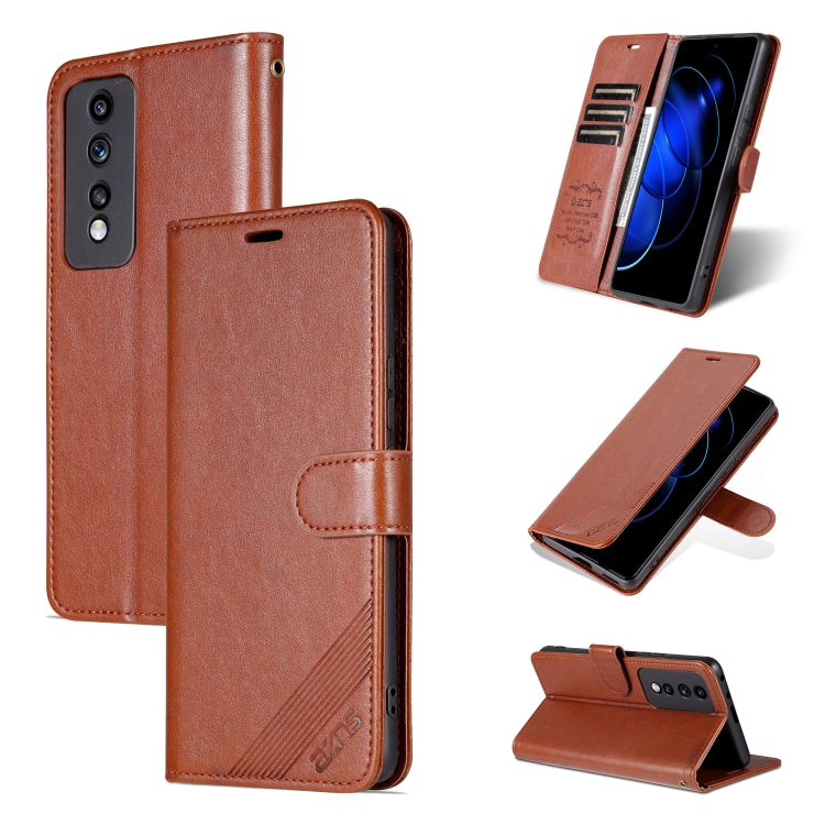 For Honor 80 GT 5G AZNS Sheepskin Texture Flip Leather Phone Case