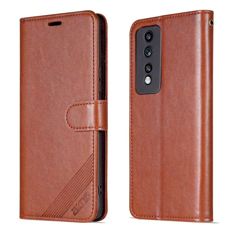 For Honor 80 GT 5G AZNS Sheepskin Texture Flip Leather Phone Case