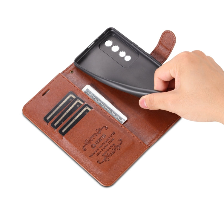 For Honor 80 GT 5G AZNS Sheepskin Texture Flip Leather Phone Case