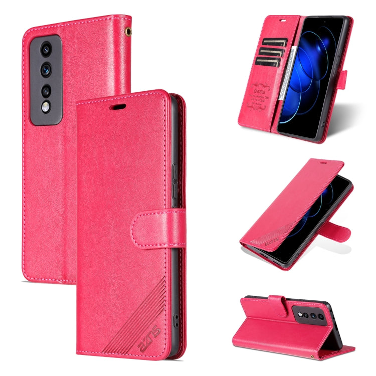 For Honor 80 GT 5G AZNS Sheepskin Texture Flip Leather Phone Case