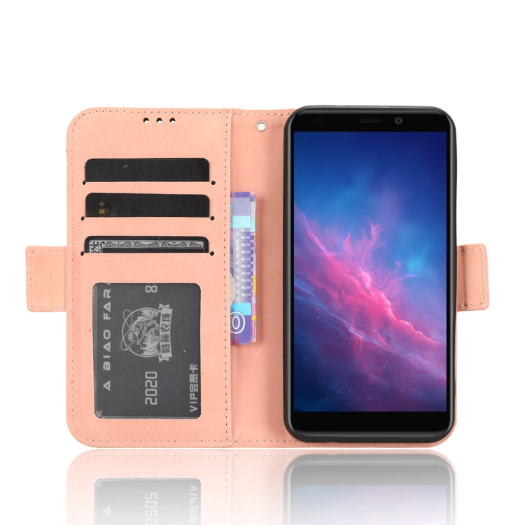 For Cloud Mobile Stratus C7 Skin Feel Calf Texture Card Slots Leather Phone Case