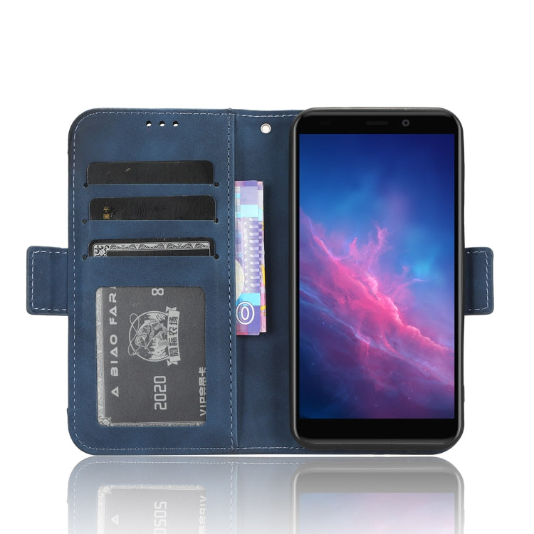 For Cloud Mobile Stratus C7 Skin Feel Calf Texture Card Slots Leather Phone Case