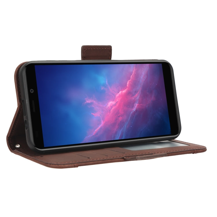 For Cloud Mobile Stratus C7 Skin Feel Calf Texture Card Slots Leather Phone Case