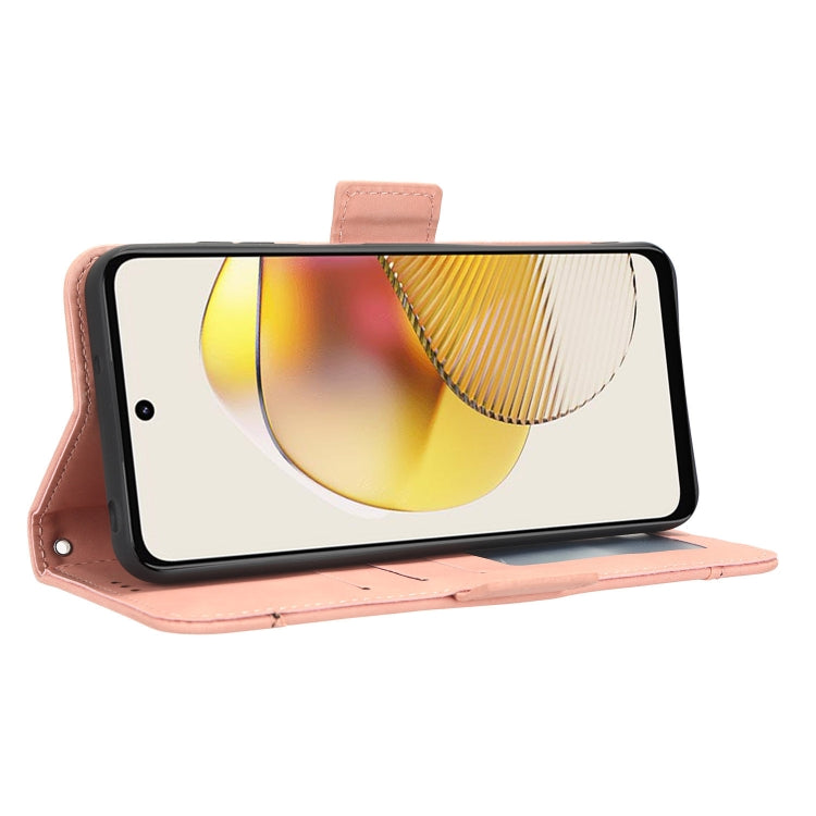 For Motorola Moto G53 5G Skin Feel Calf Texture Card Slots Leather Phone Case