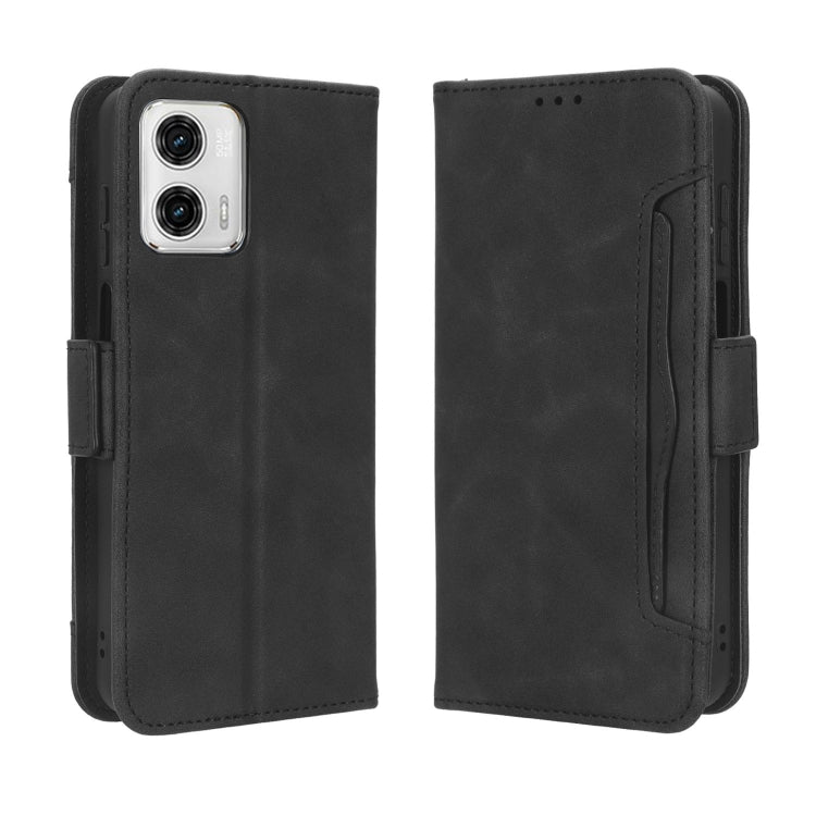 For Motorola Moto G53 5G Skin Feel Calf Texture Card Slots Leather Phone Case