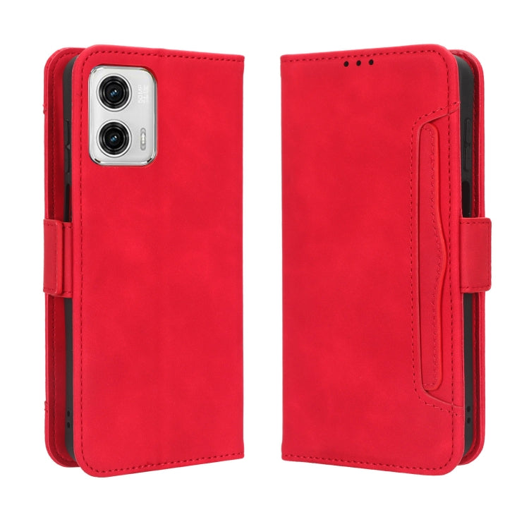 For Motorola Moto G53 5G Skin Feel Calf Texture Card Slots Leather Phone Case