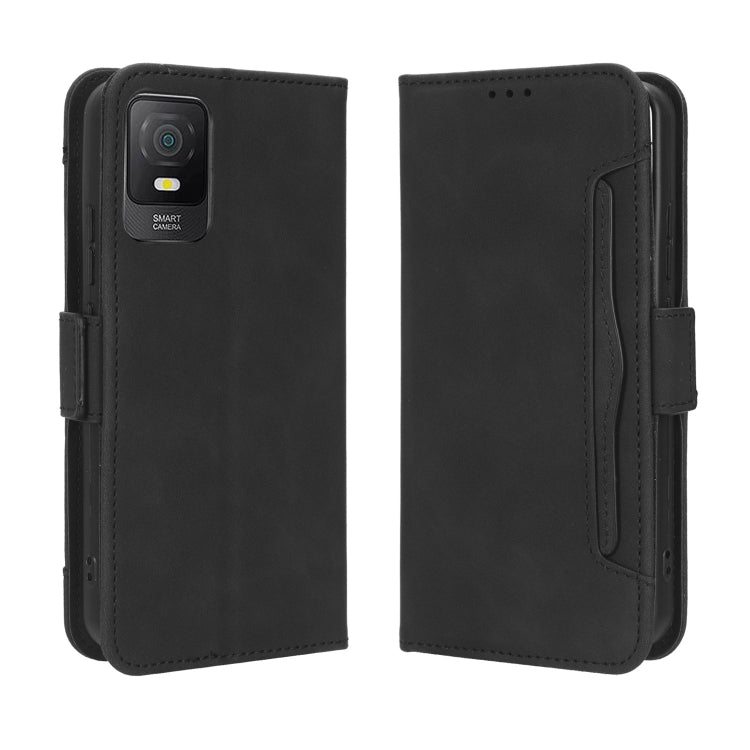For TCL 403 Skin Feel Calf Texture Card Slots Leather Phone Case