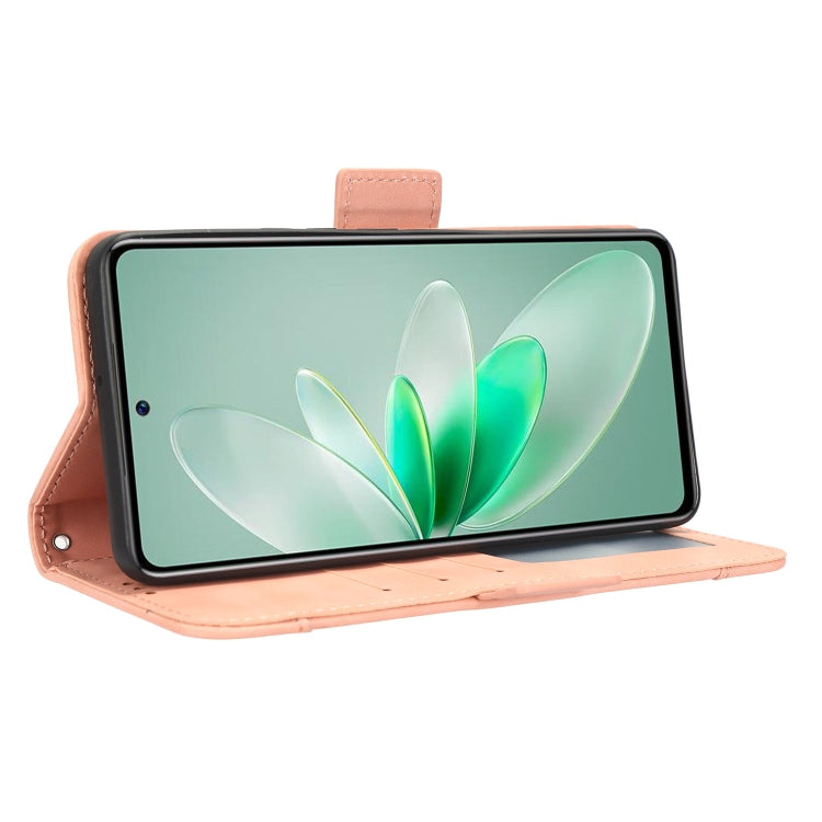 For vivo V27e / S16e Skin Feel Calf Texture Card Slots Leather Phone Case