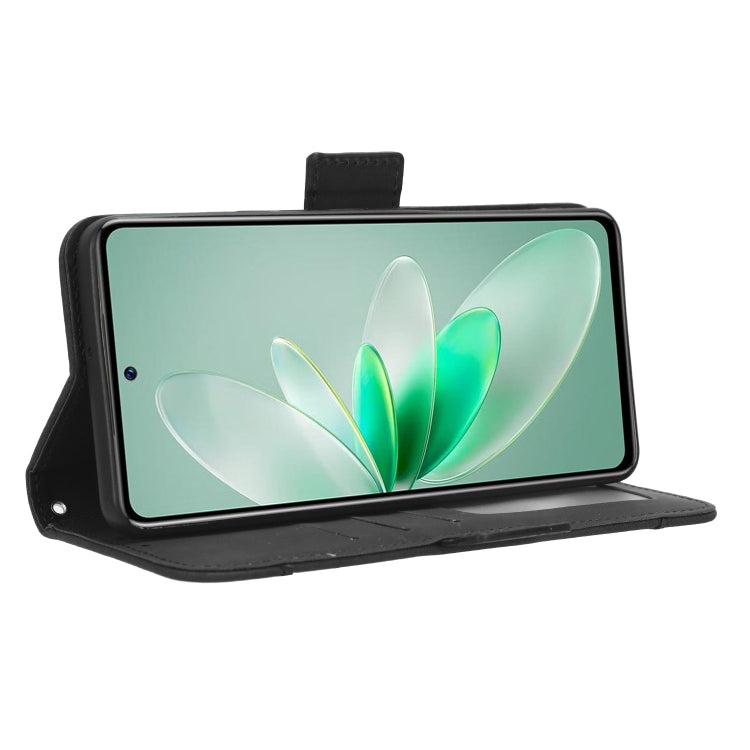 For vivo V27e / S16e Skin Feel Calf Texture Card Slots Leather Phone Case