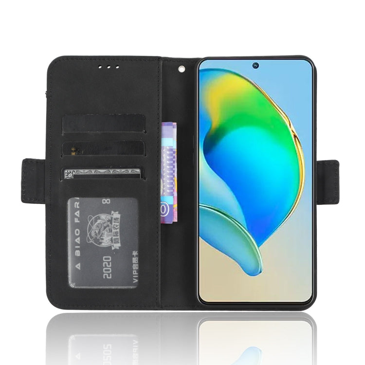 For ZTE Blade V40s Skin Feel Calf Texture Card Slots Leather Phone Case