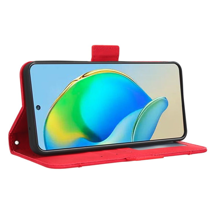 For ZTE Blade V40s Skin Feel Calf Texture Card Slots Leather Phone Case