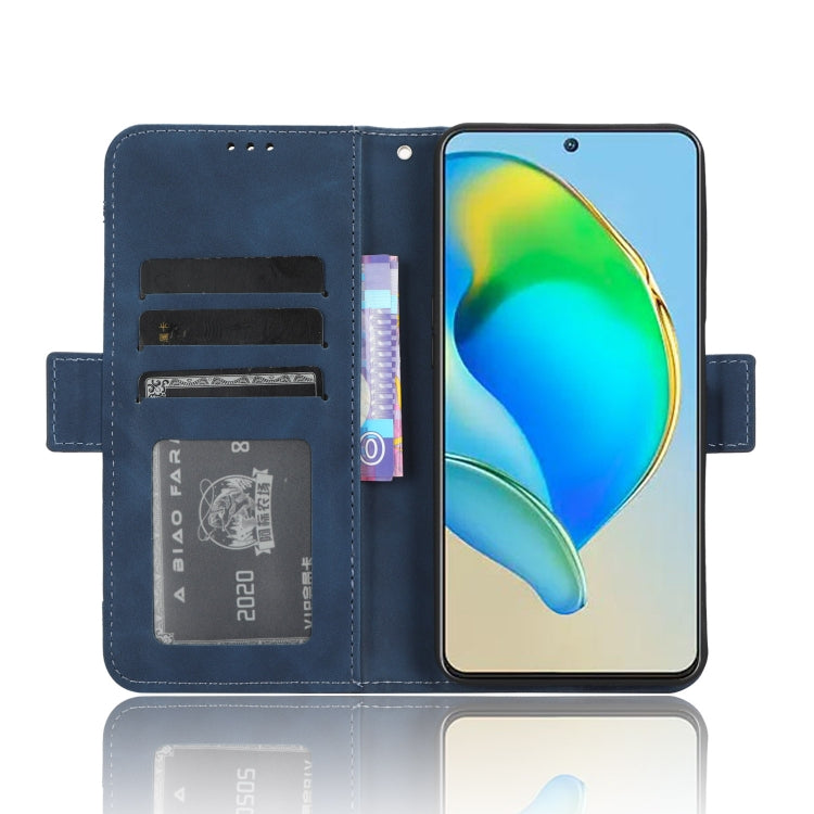 For ZTE Blade V40s Skin Feel Calf Texture Card Slots Leather Phone Case