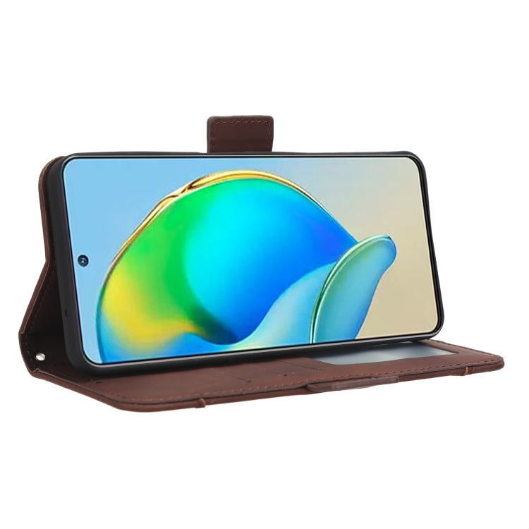 For ZTE Blade V40s Skin Feel Calf Texture Card Slots Leather Phone Case