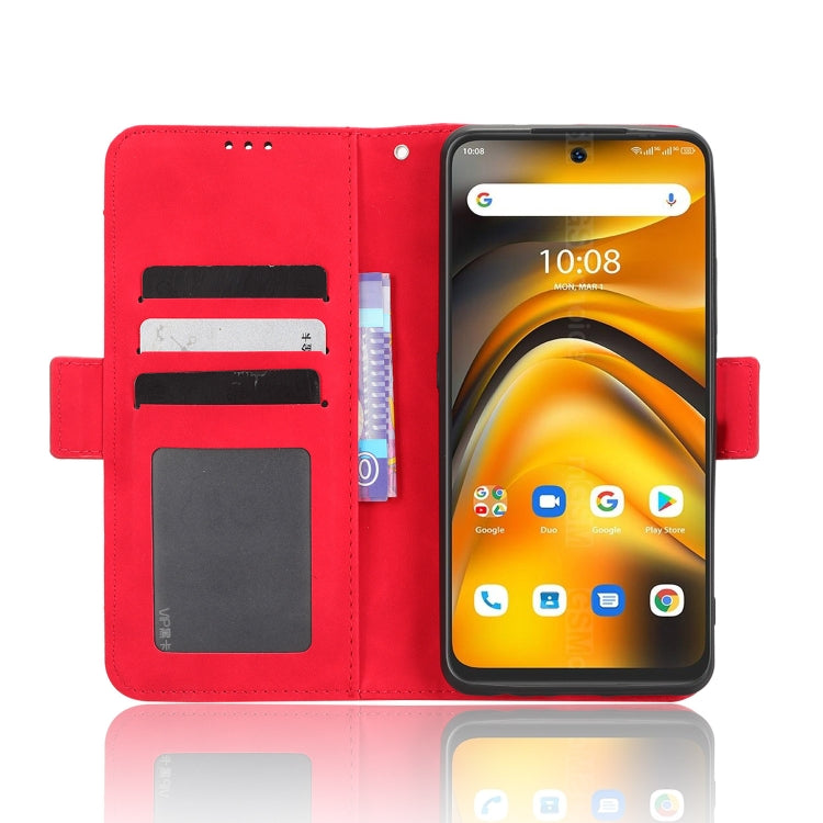 For Umidigi A13 Pro 5G Skin Feel Calf Texture Card Slots Leather Phone Case