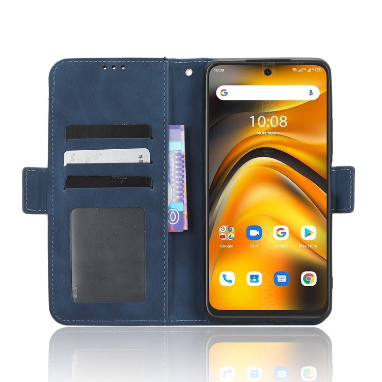 For Umidigi A13 Pro 5G Skin Feel Calf Texture Card Slots Leather Phone Case