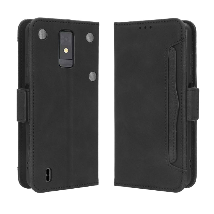 For ZTE Blade A32 Skin Feel Calf Texture Card Slots Leather Phone Case