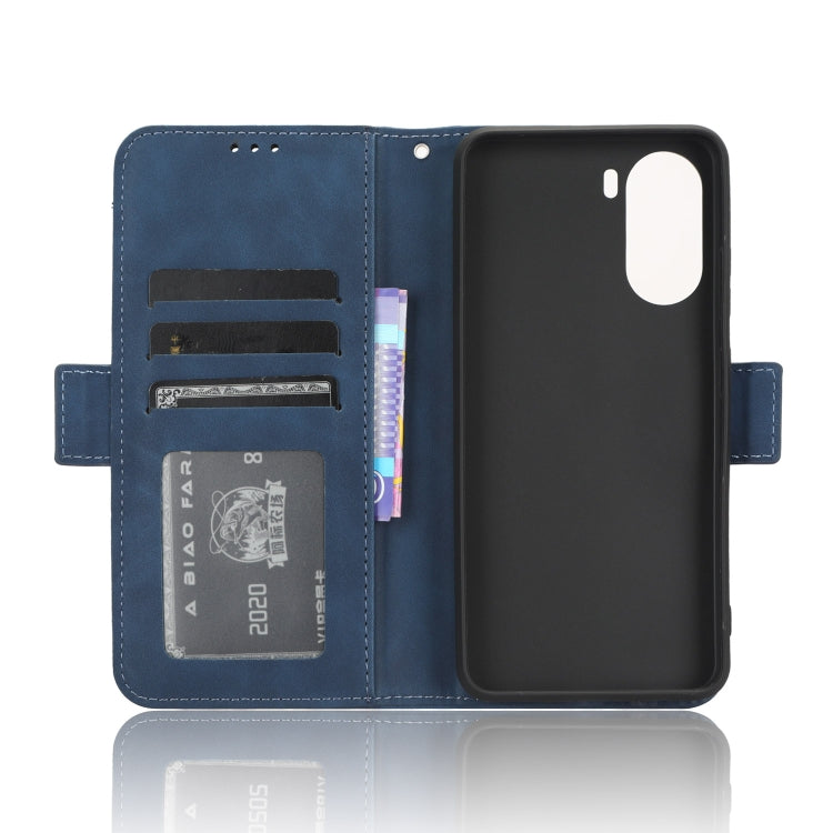 For ZTE Blade V40 Design Skin Feel Calf Texture Card Slots Leather Phone Case