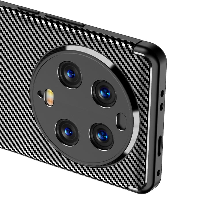 For Xiaomi 13 Ultra Carbon Fiber Texture Shockproof TPU Phone Case(Black)