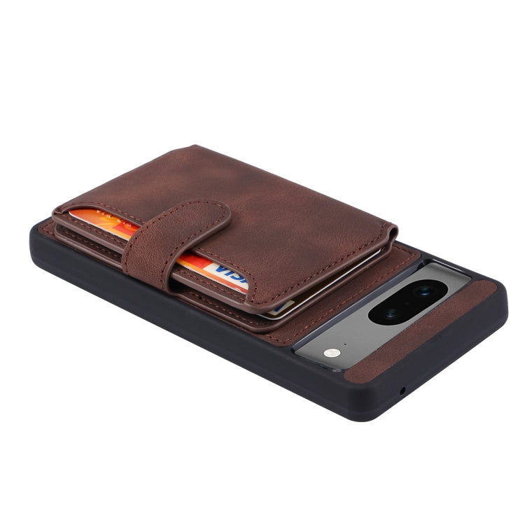 For Google Pixel 6a Skin Feel Dream Anti-theft Brush Shockproof Portable Skin Card Bag Phone Case