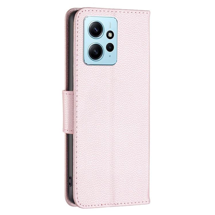 For Xiaomi Redmi Note 12 4G Global Litchi Texture Pure Color Leather Phone Case