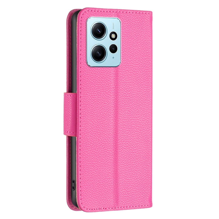 For Xiaomi Redmi Note 12 4G Global Litchi Texture Pure Color Leather Phone Case