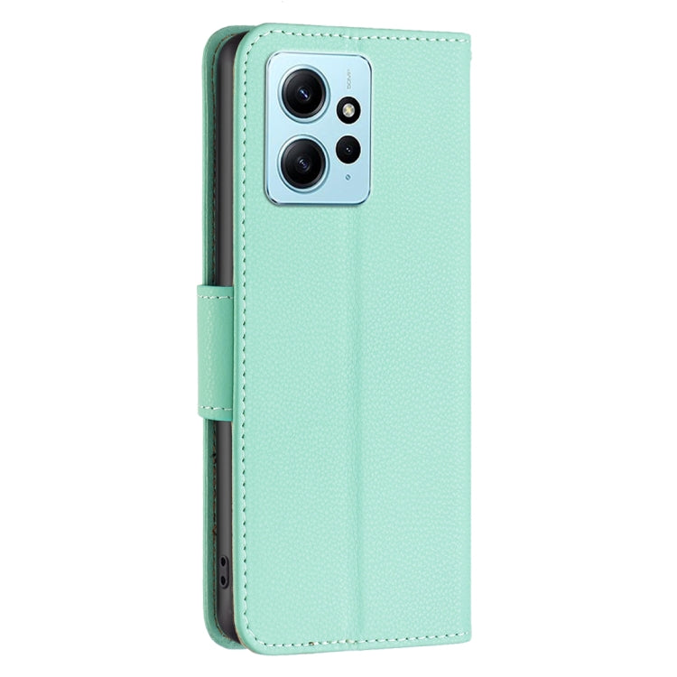 For Xiaomi Redmi Note 12 4G Global Litchi Texture Pure Color Leather Phone Case