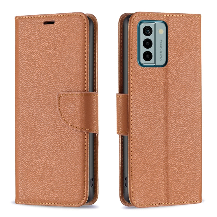 For Nokia G22 Litchi Texture Pure Color Leather Phone Case