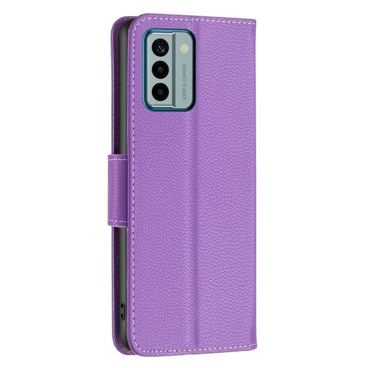 For Nokia G22 Litchi Texture Pure Color Leather Phone Case