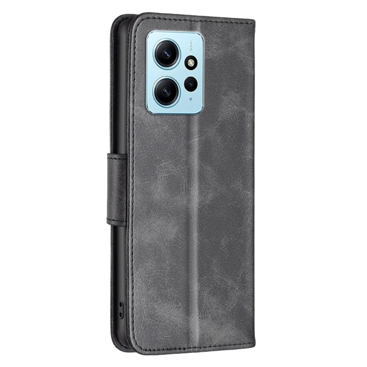 For Xiaomi Redmi Note 12 4G Global Lambskin Texture Leather Phone Case