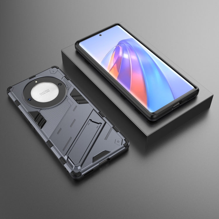 For Honor X9a/X40 5G/Magic5 Lite Punk Armor PC + TPU Phone Case with Holder