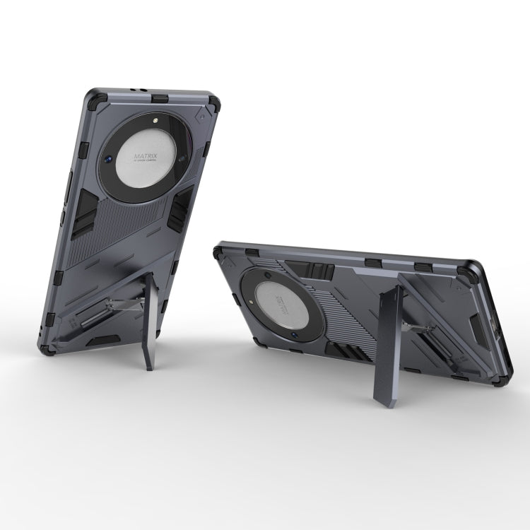 For Honor X9a/X40 5G/Magic5 Lite Punk Armor PC + TPU Phone Case with Holder