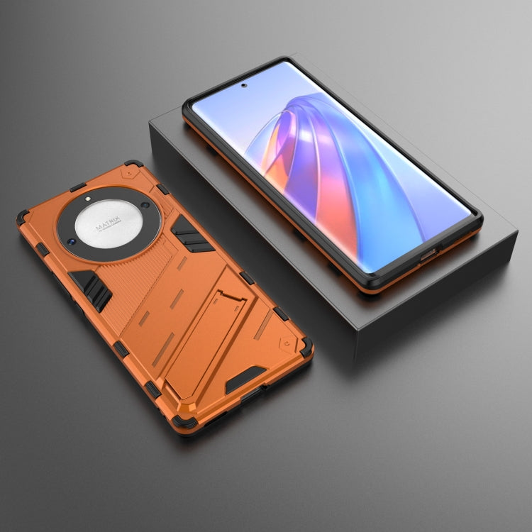 For Honor X9a/X40 5G/Magic5 Lite Punk Armor PC + TPU Phone Case with Holder